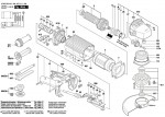 Bosch 0 602 332 407 ---- flat head angle sander Spare Parts